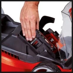 Einhell Power X-Change Akku-Rasenmäher GE-CM 33 Li-Solo 30 L Fangkorb -Gartenhilfe Deutschland Verkaufs-Shop 05 ge cm 33 li solo detail