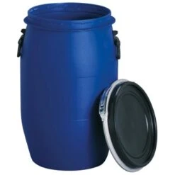 Graf Kunststoff-Weithalsfass 60 L Blau Lebensmittelecht Mit UN-Kennzeichnung