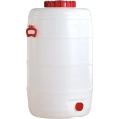 Graf Universal-Kunststofffass Rund 125 L