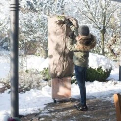 Videx Garden Wintervlies-Thermomantel XL Extreme Beige 250 Cm X Ø 120 Cm -Gartenhilfe Deutschland Verkaufs-Shop 4 thermomantel ambiente 02