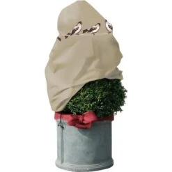 Videx Garden Winterschutz Vlieshaube Spatzen 110 Cm X 110 Cm Beige