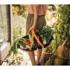 Fiskars Erntekorb Plus Schwarz-Orange -Gartenhilfe Deutschland Verkaufs-Shop 7343403 A01